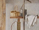 Ice Tools with Basket and White Linen