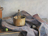 Still Life with Lime, Avocado and Basket